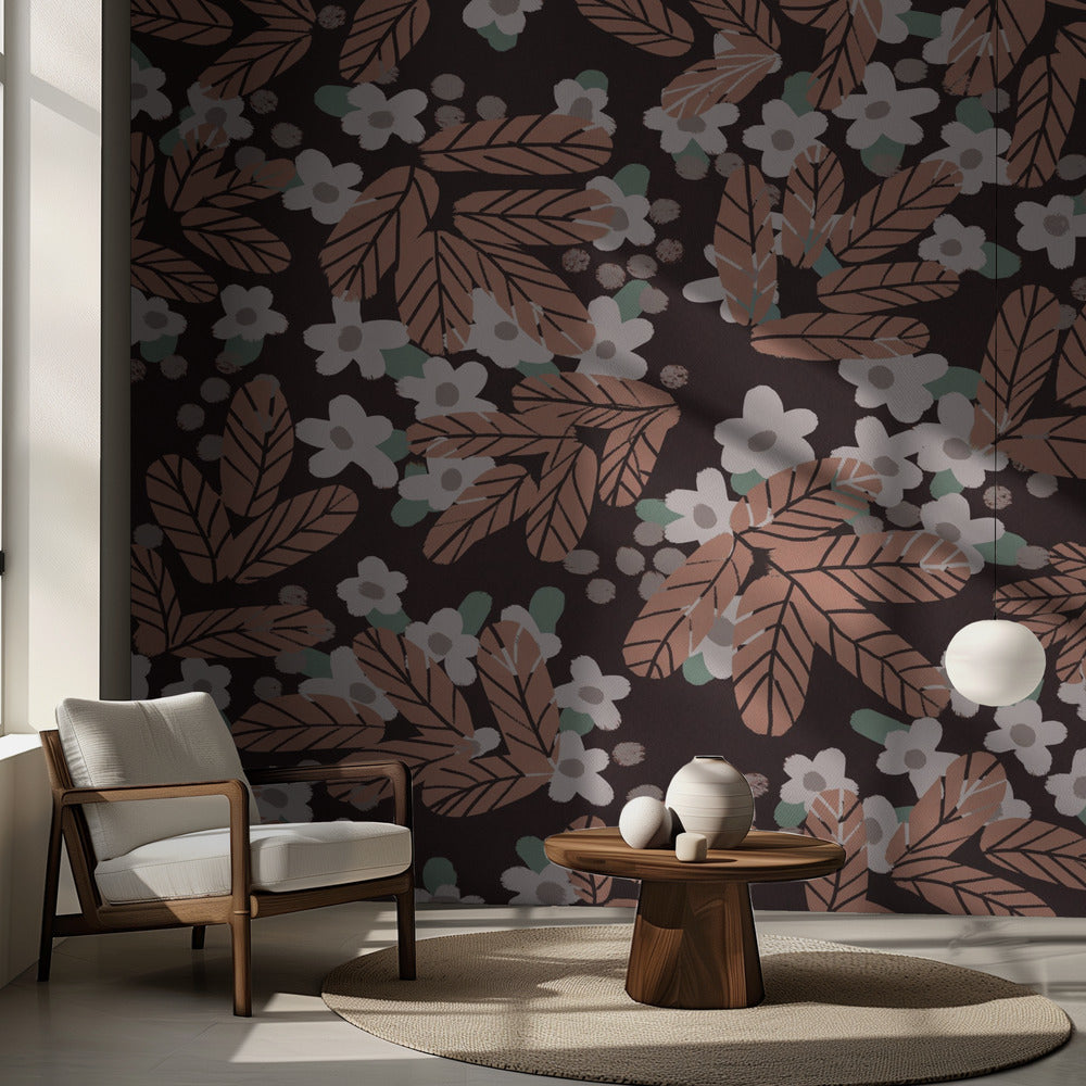 Flores de otoño | Papel Pintado Fotográfico