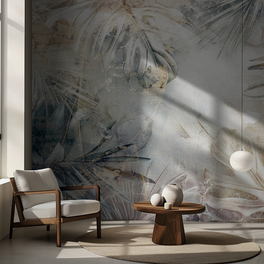 Blätter Blumenkunst Illustration 02 | Fototapeten