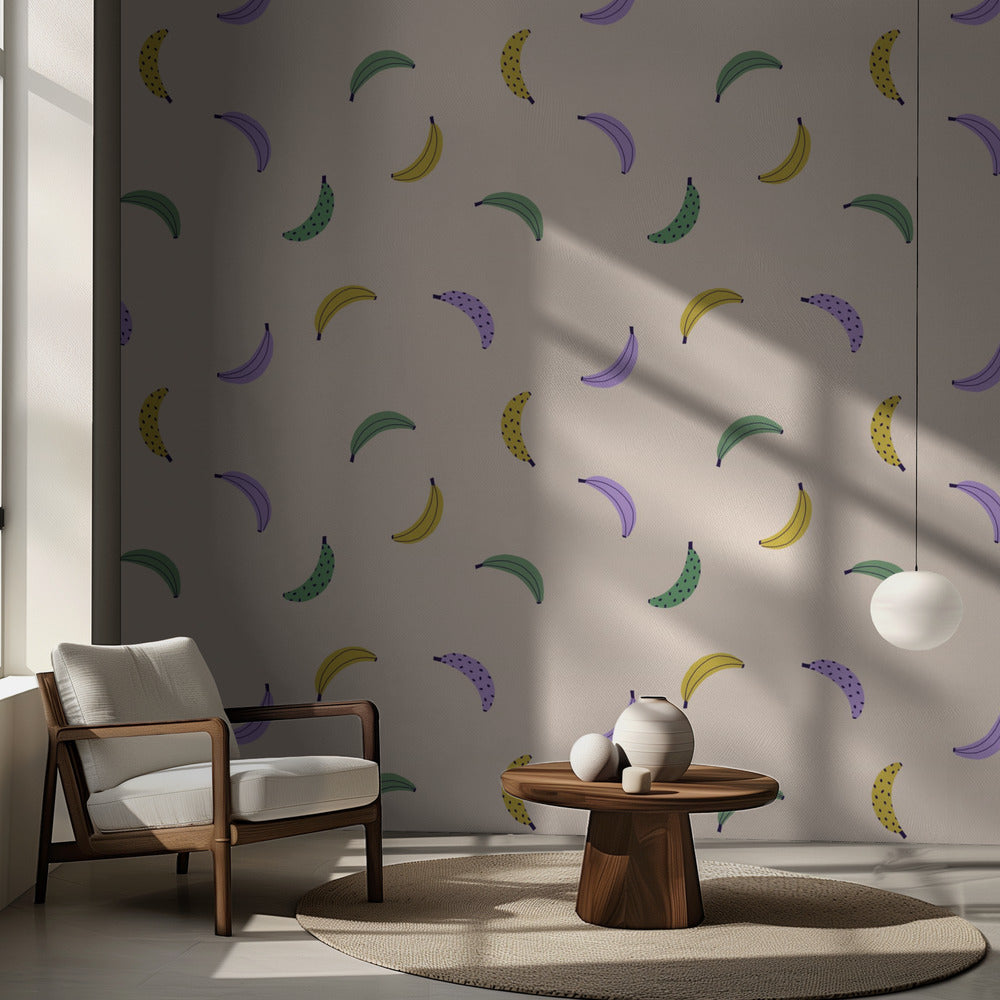 Bananer (mönsterdesign) | Fototapet