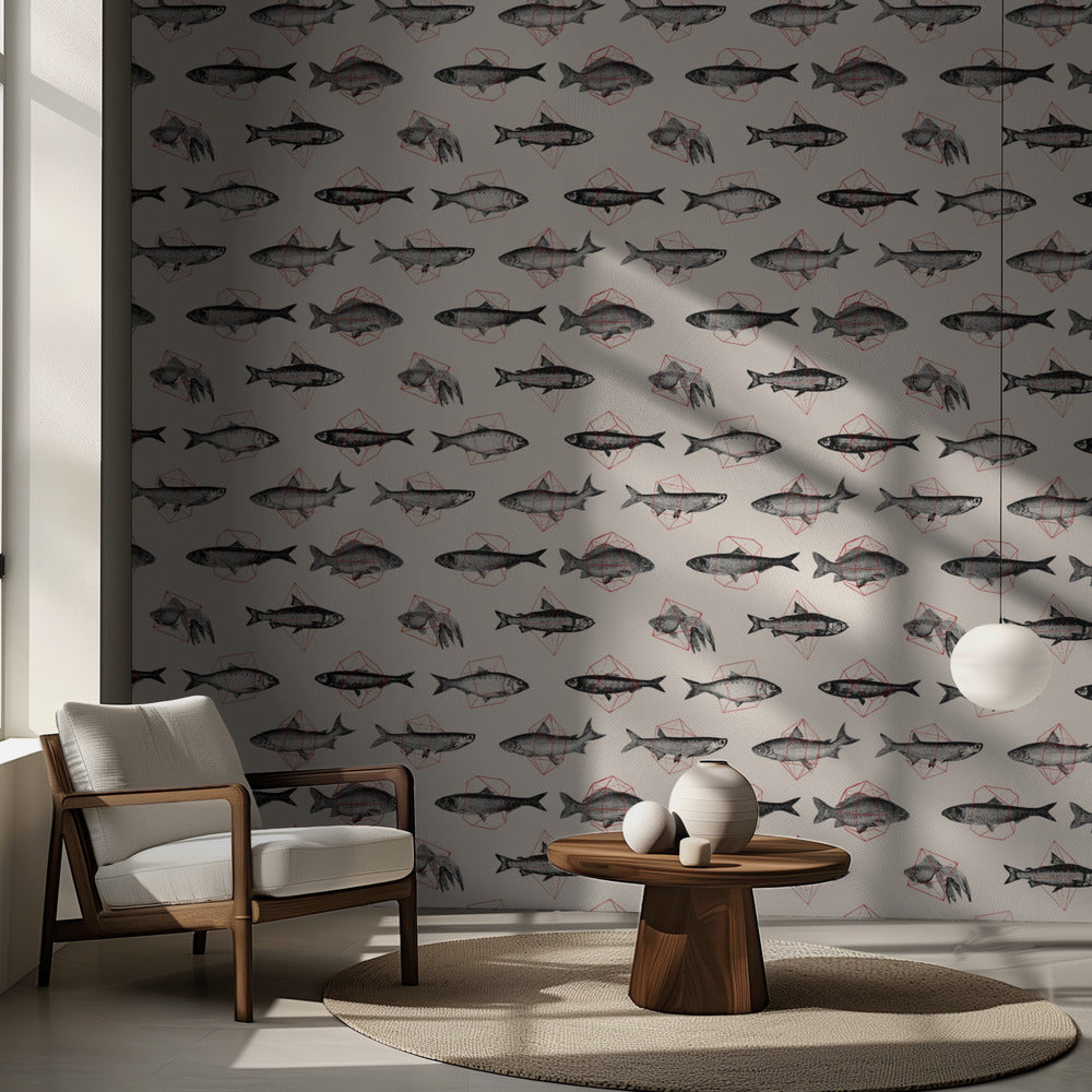 Ryba w geometrii nr 1 | Fototapeta