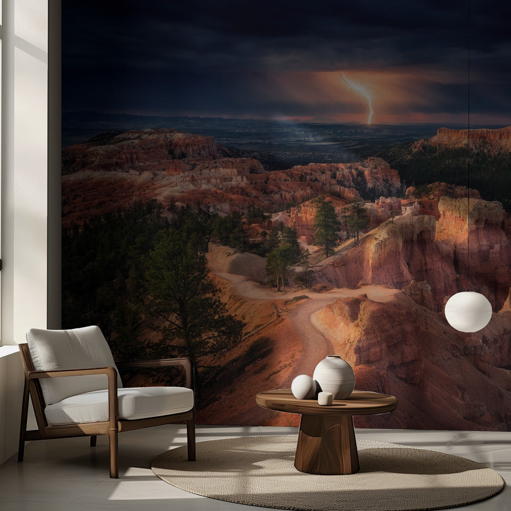 Lightning over Bryce Canyon | Wallpaper