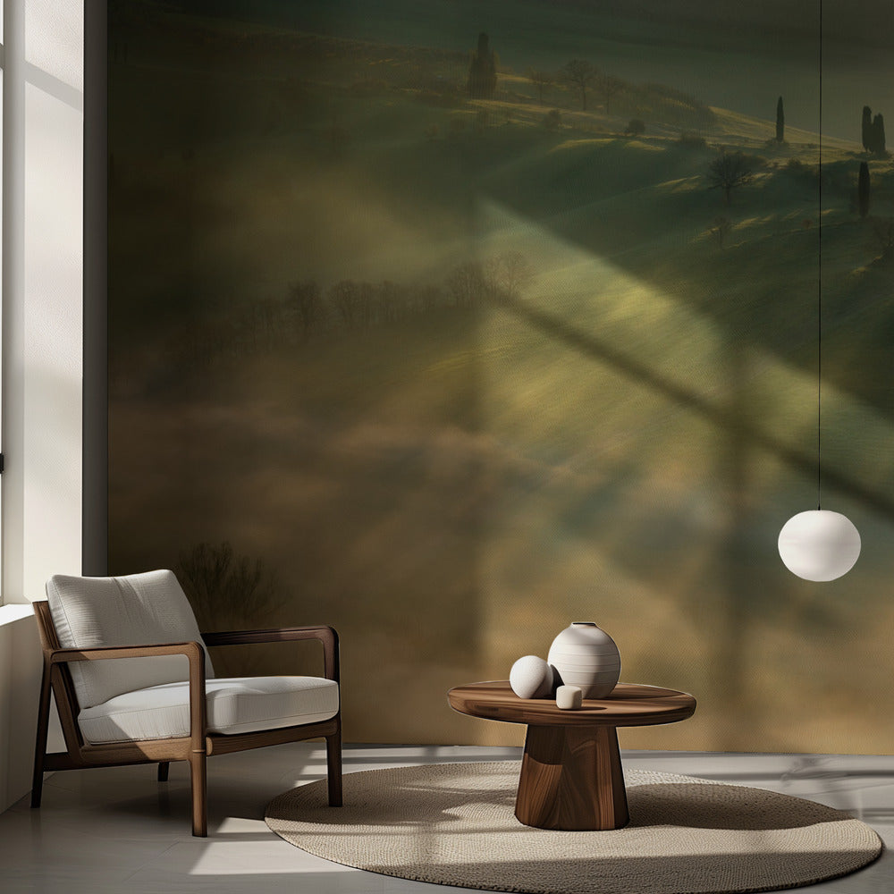 Mgła... | Fototapeta