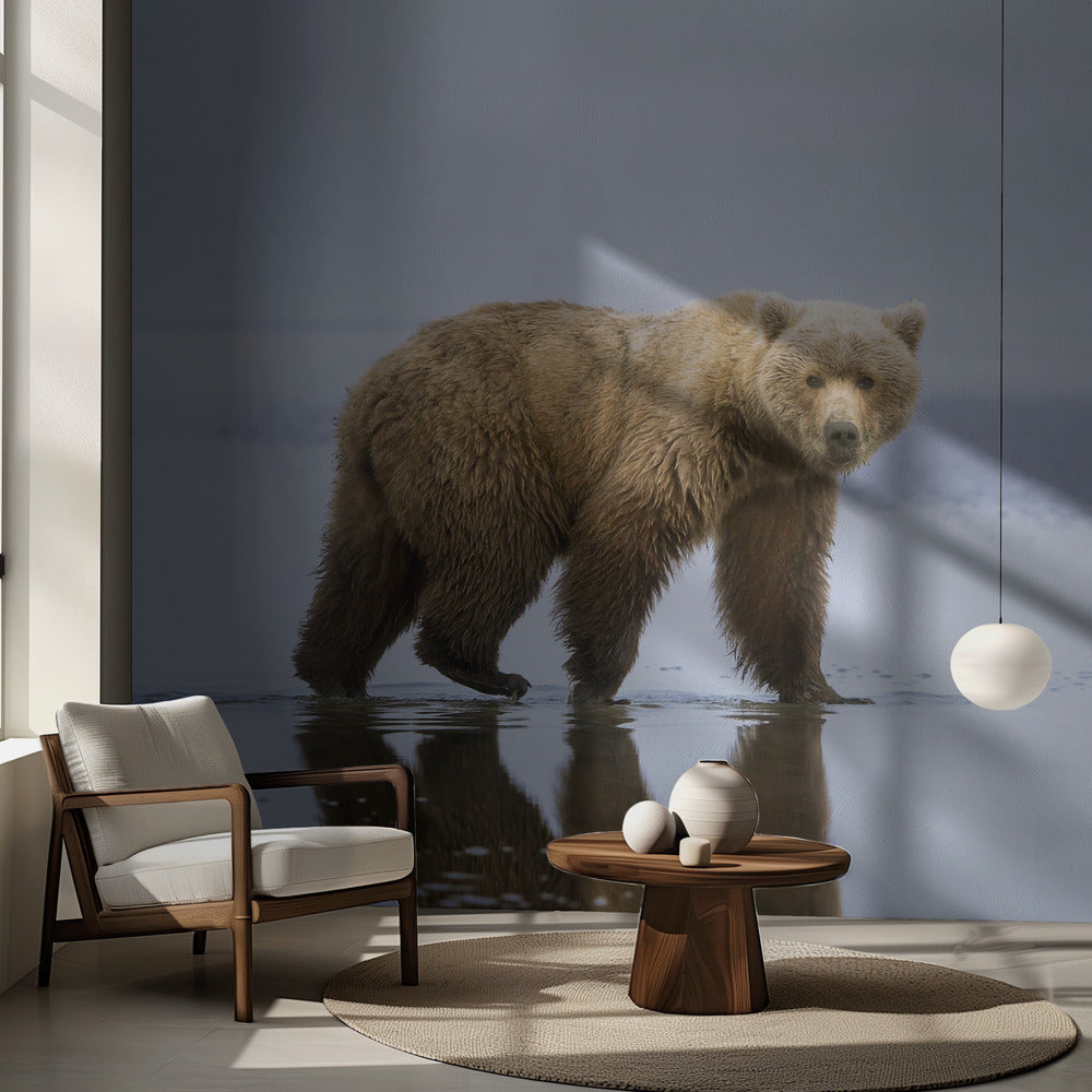 El paseo del oso | Papel Pintado Fotográfico