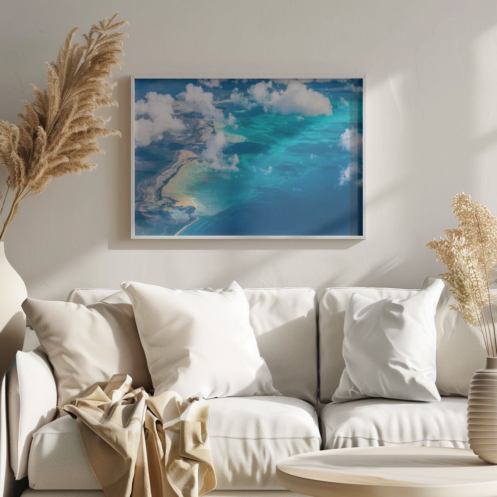Sand Beach meets ocean | Poster
