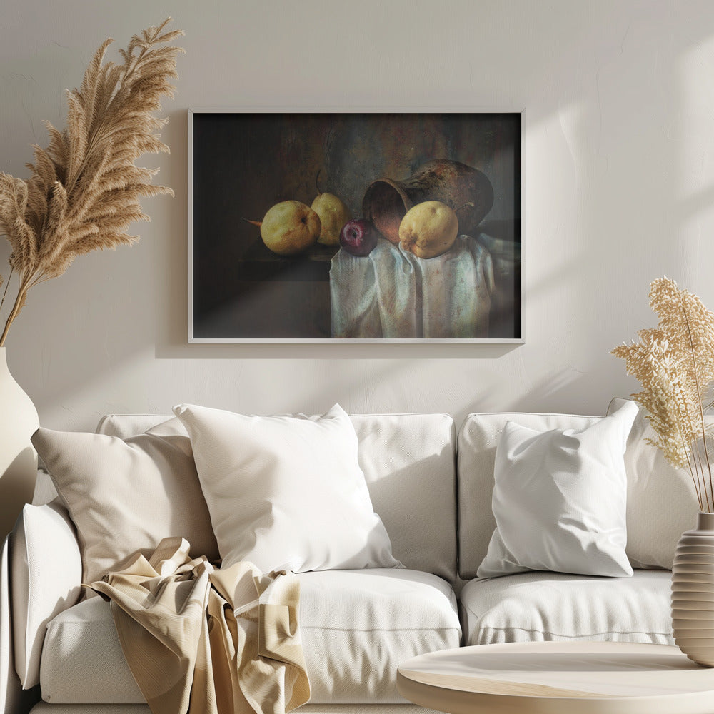 Skizze mit Birnen | Poster - Kunstdruck