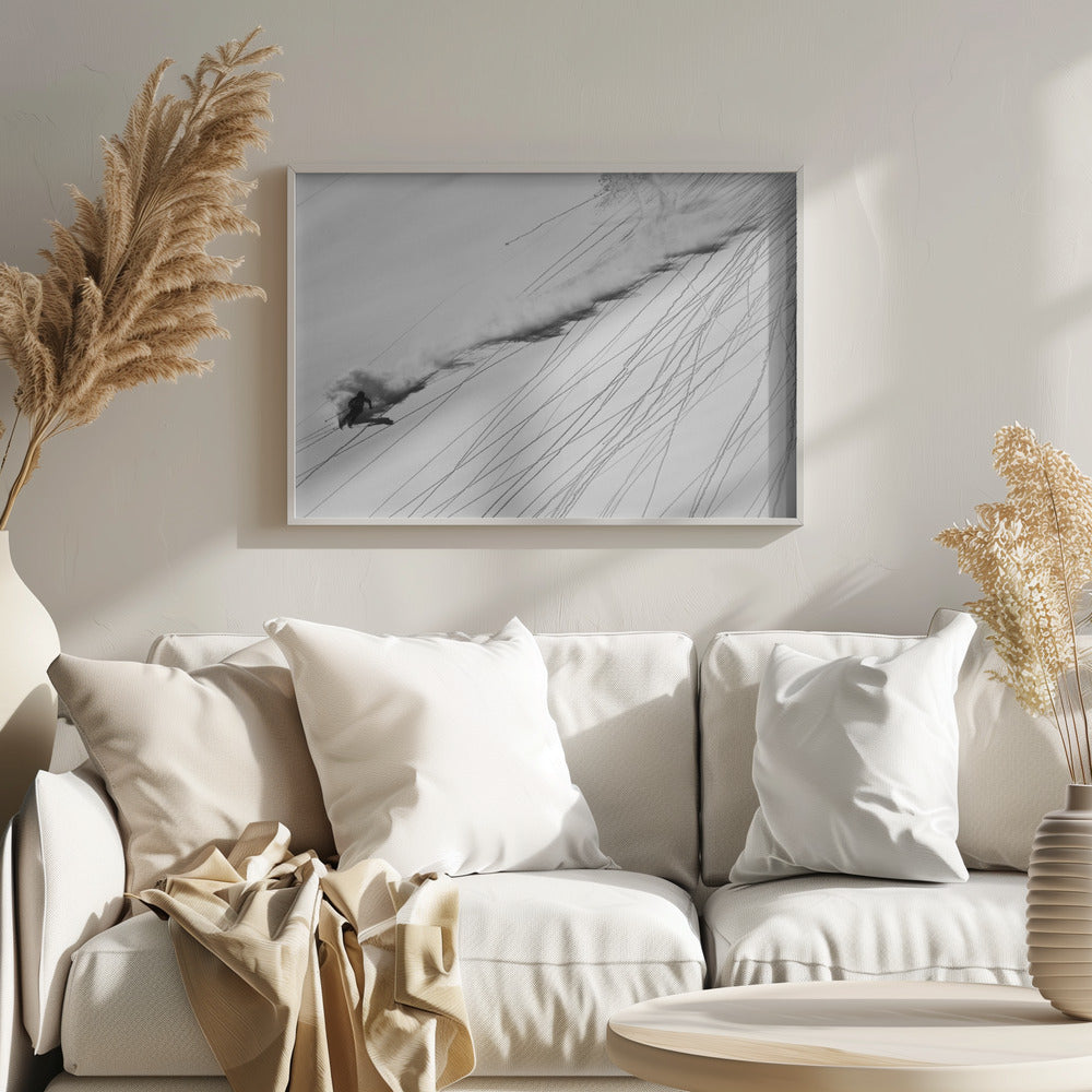 Skiing Powder | Poster