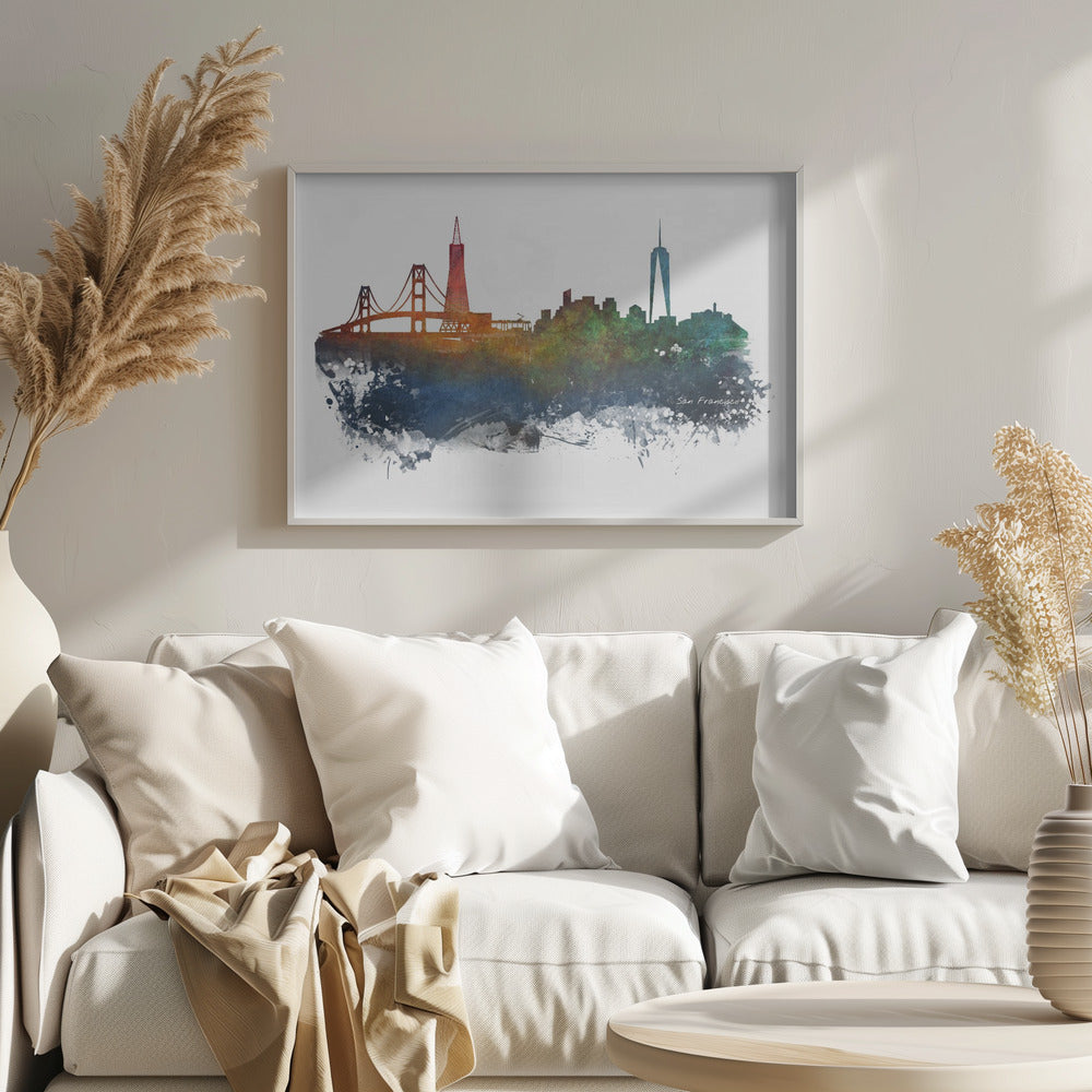 San Francisco Usa Skyline City Art (2) | Poster