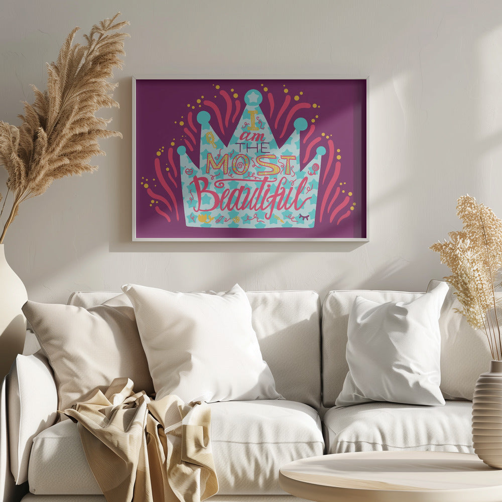 Colorful Crown with the Inspirational Message | Poster