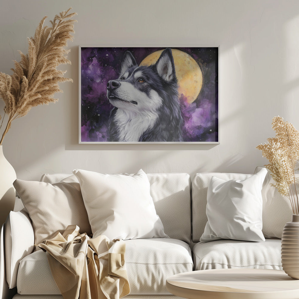 Hund Husky Wolfi | Poster