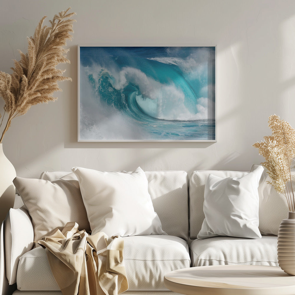 When the ocean turns into blue fire | Poster