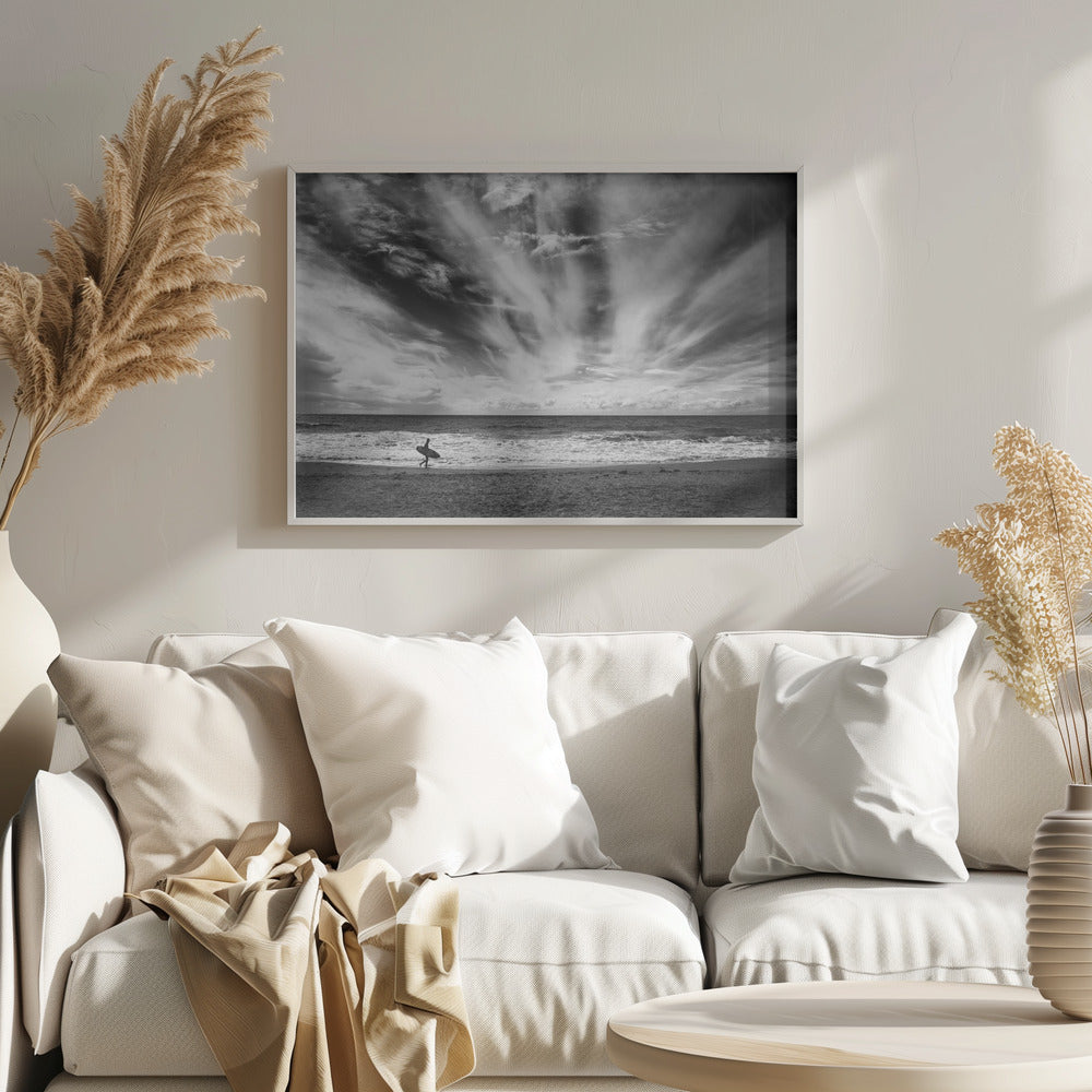 Samotność surfera | Plakaty - Wydruki Artystyczne