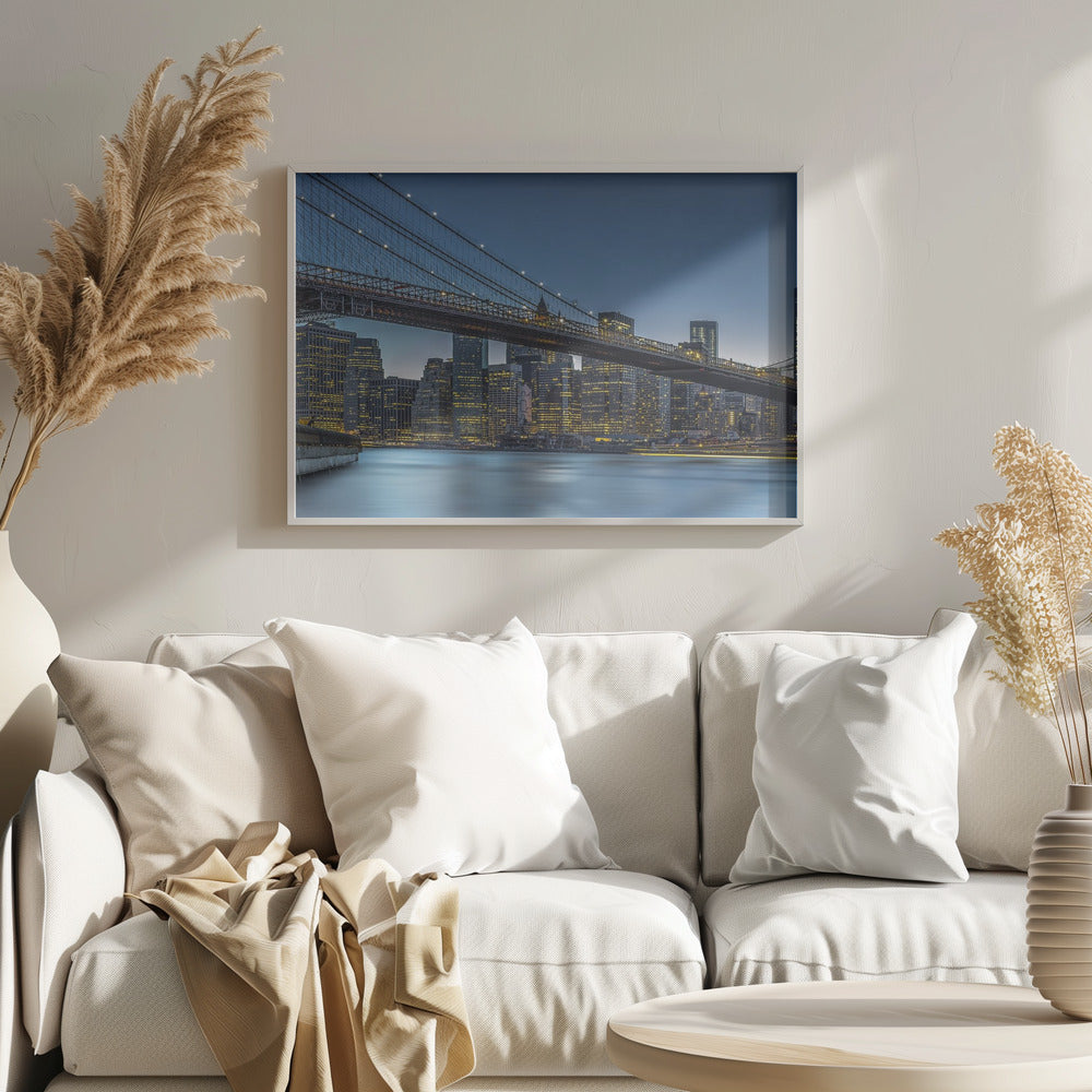 New York - Blue Hour over Manhattan | Poster