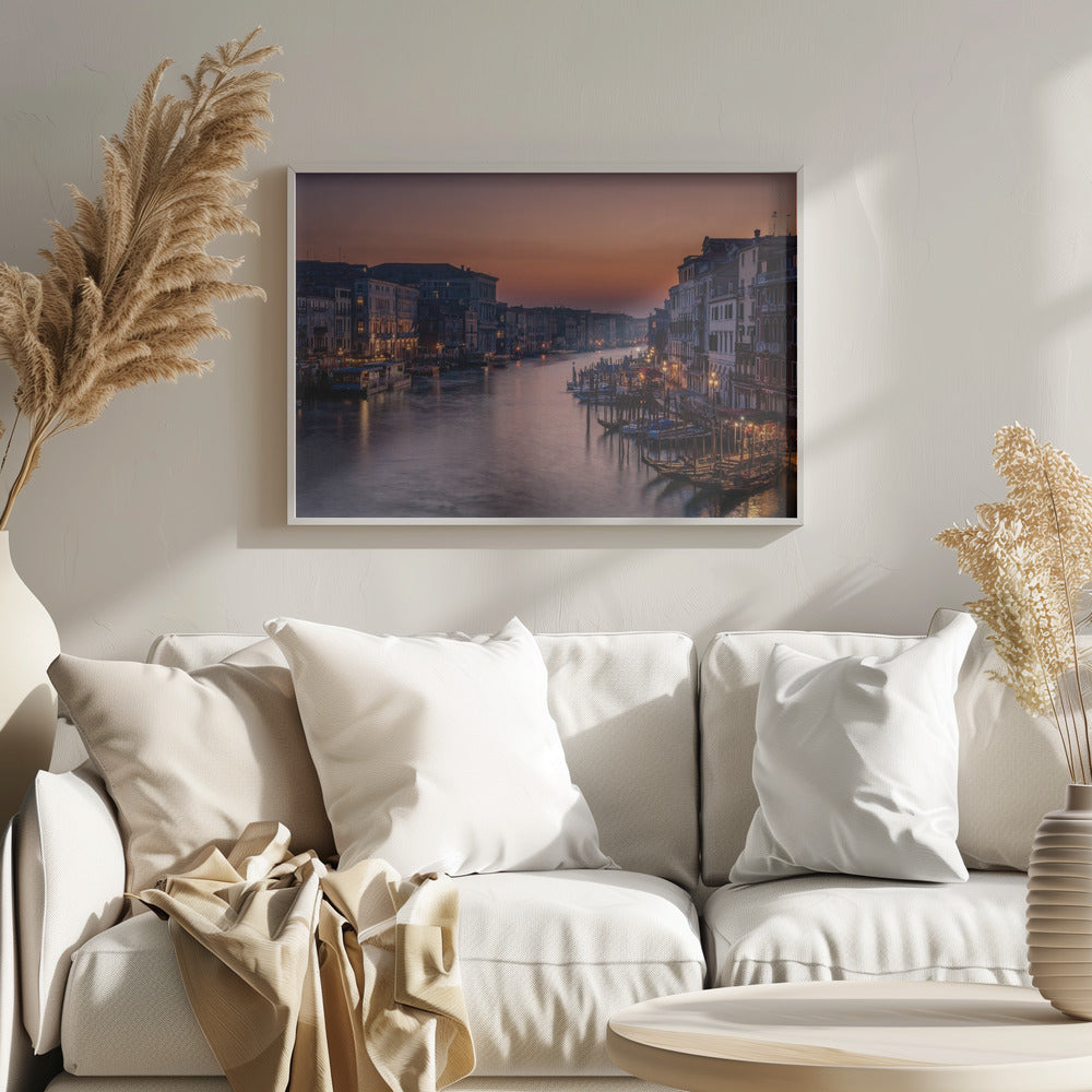 Venice Grand Canal at Sunset | Poster