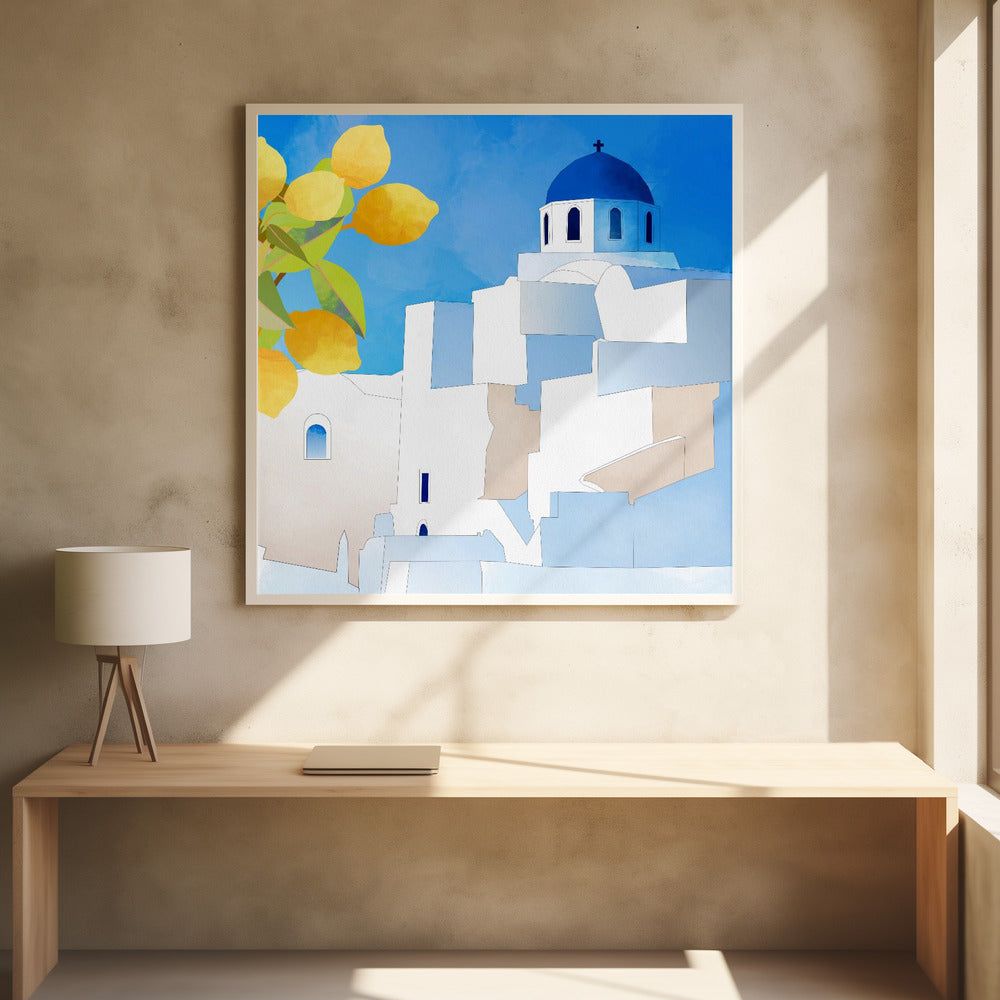 Santorini Neu | Poster