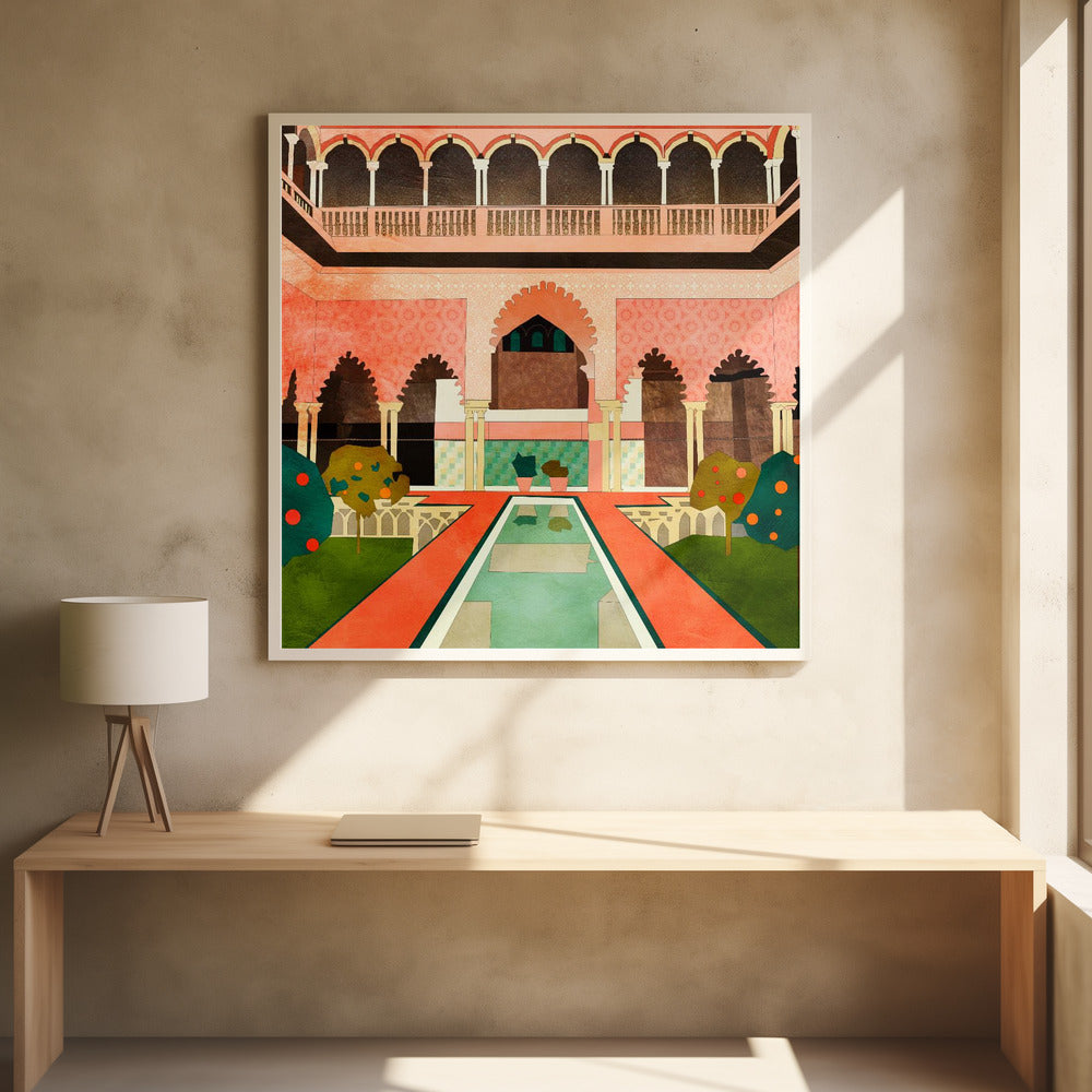 Alhambra Granada Spanien | Poster