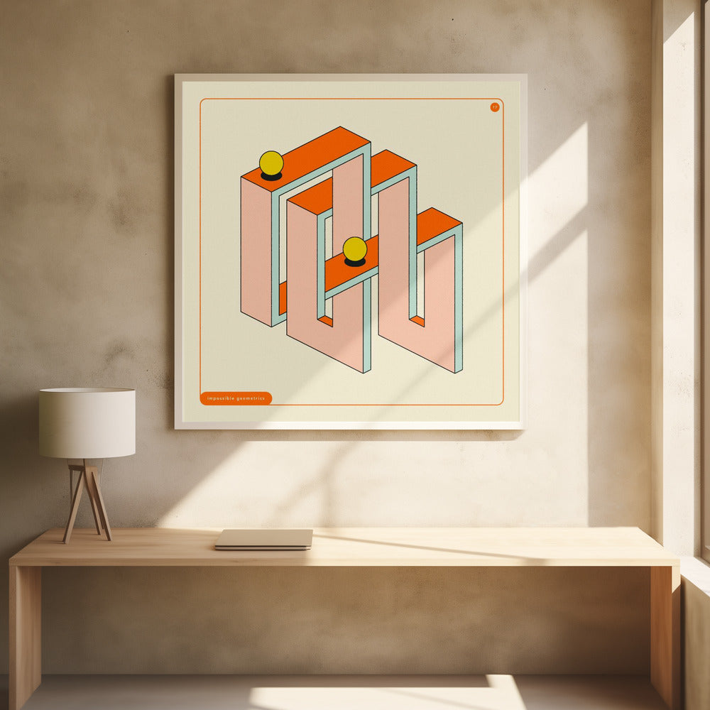 Unmögliche Geometrie 17 | Poster - Kunstdruck