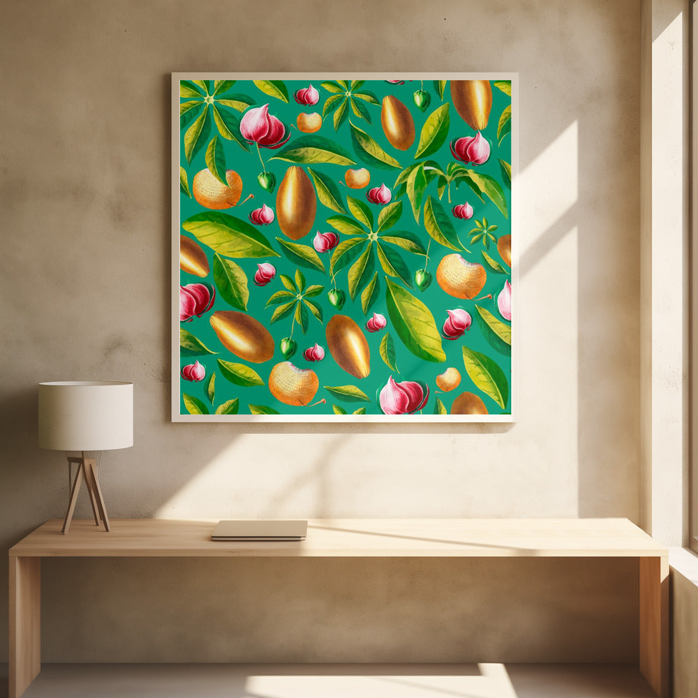 Baobac Pattern Green | Poster