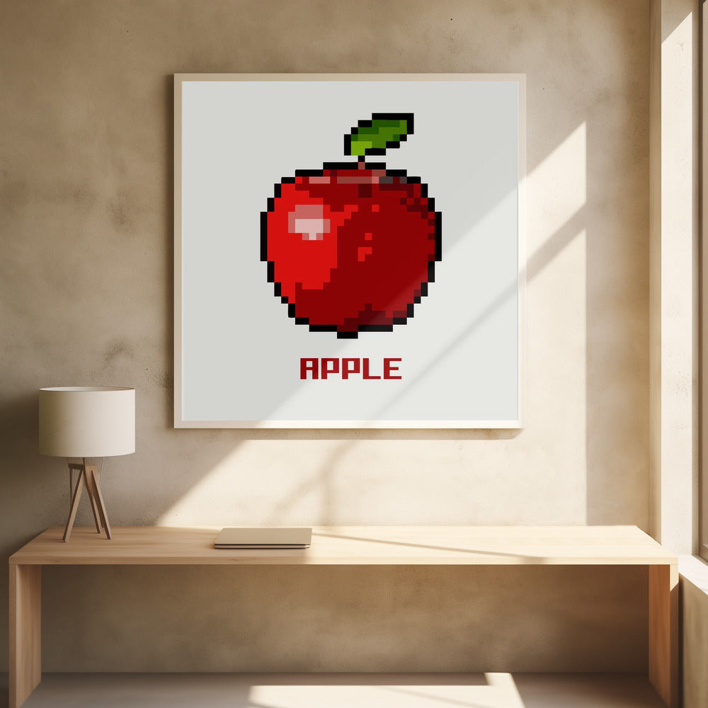 Pixelfrucht - Apfel | Poster