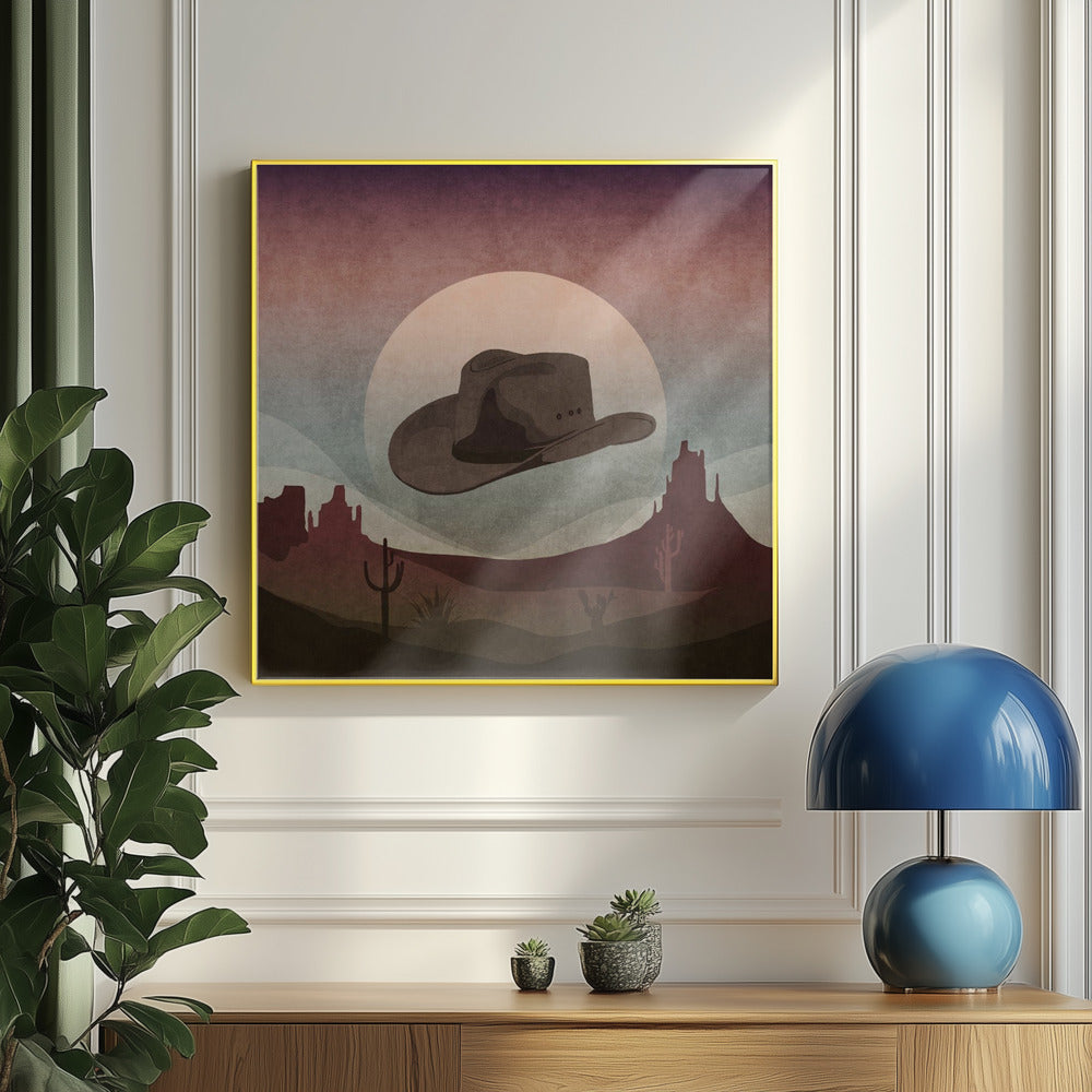 Cowboyhut | Poster - Kunstdruck