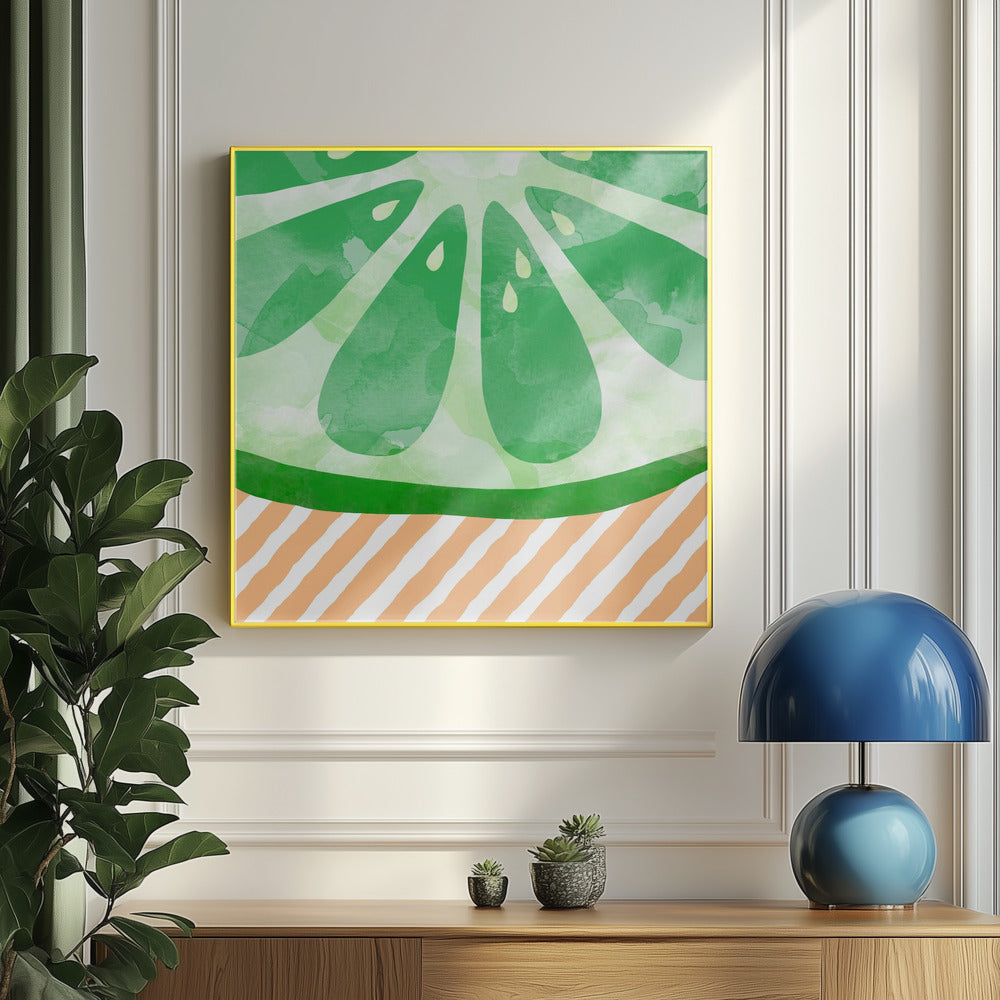 Lime-abstrakti | Julisteet - Taidevedokset