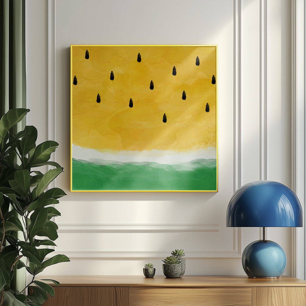 Keltainen vesimeloni | Julisteet - Taidevedokset