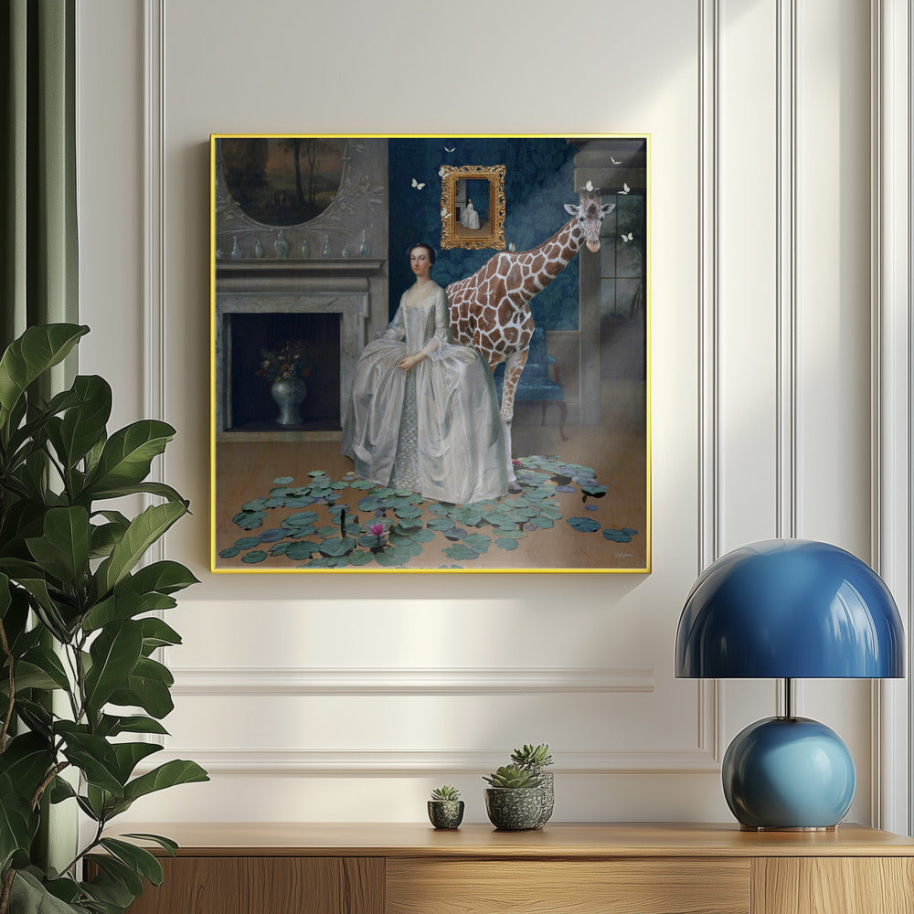 Lady Penelope brings her Giraffe to Dinner | Poster