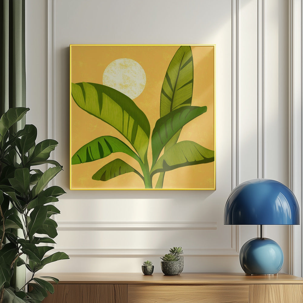 Sunny Golden Tropics | Poster