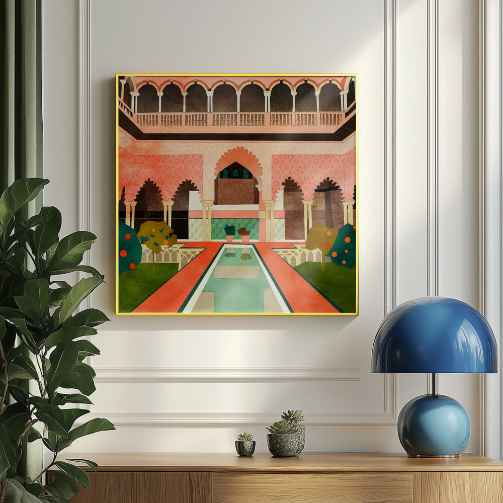 Alhambra Granada Spanien | Poster