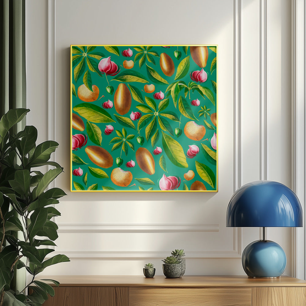 Baobac Pattern Green | Poster