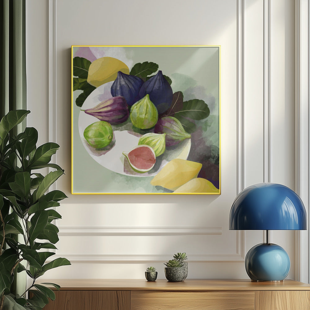 Viikunat ja sitruunat | Julisteet - Taidevedokset