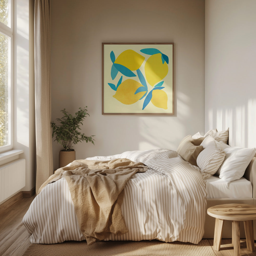 Lemon Shapes 2 | Poster
