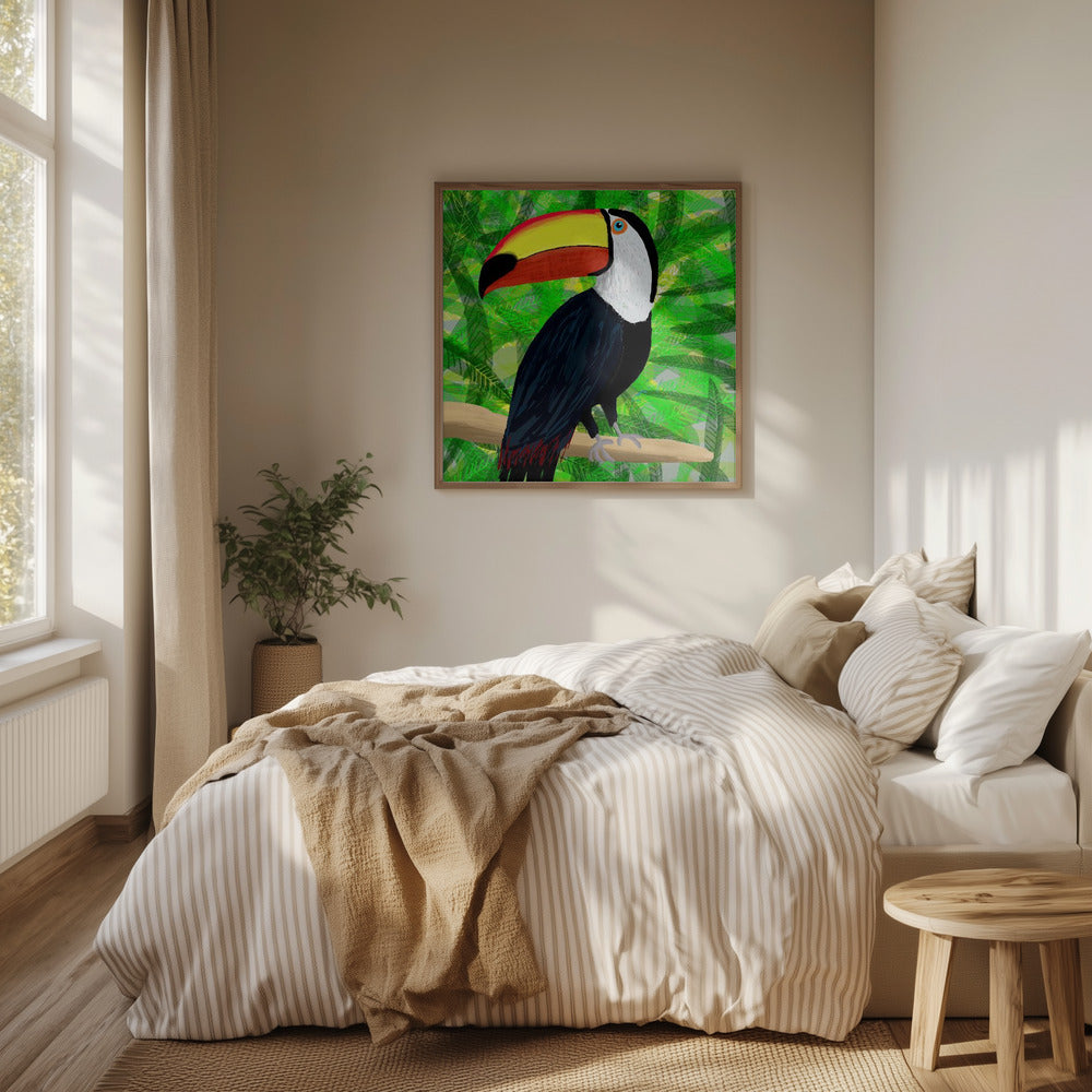 Toucan Tropical Bird by Artist Carla Daly | Poster