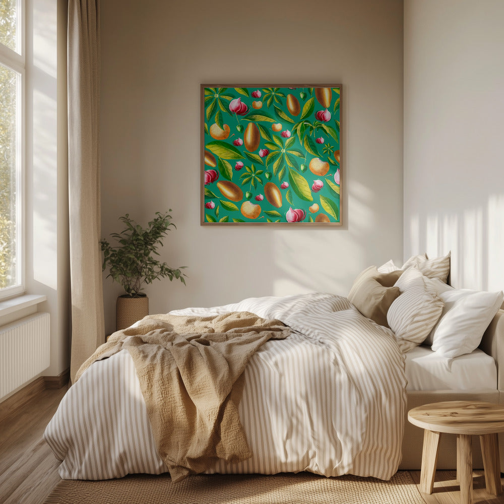 Baobac Pattern Green | Poster