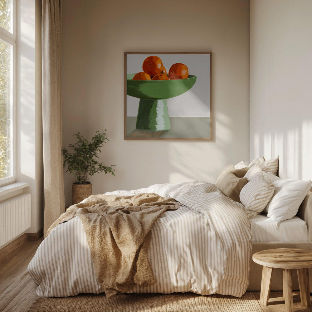 Mandarinen in Obstschale | Poster