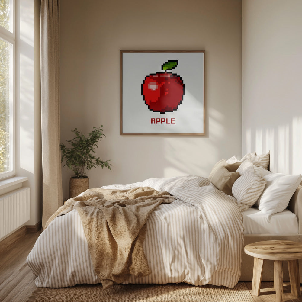 Pixelfrucht - Apfel | Poster