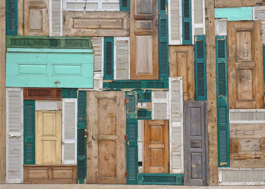 Las puertas | Papel Pintado Fotográfico
