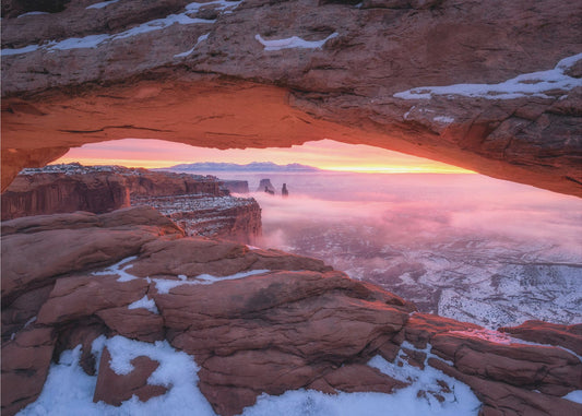 Chwila tuż przed wschodem słońca | Fototapeta