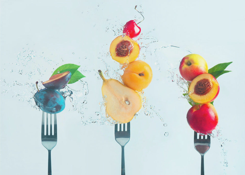 Obstsalat zubereiten | Fototapeten