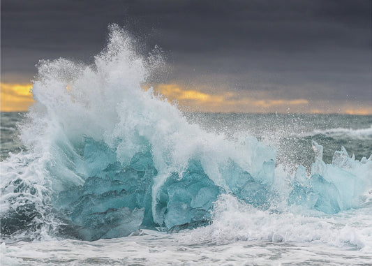 Eisige Welle | Fototapeten