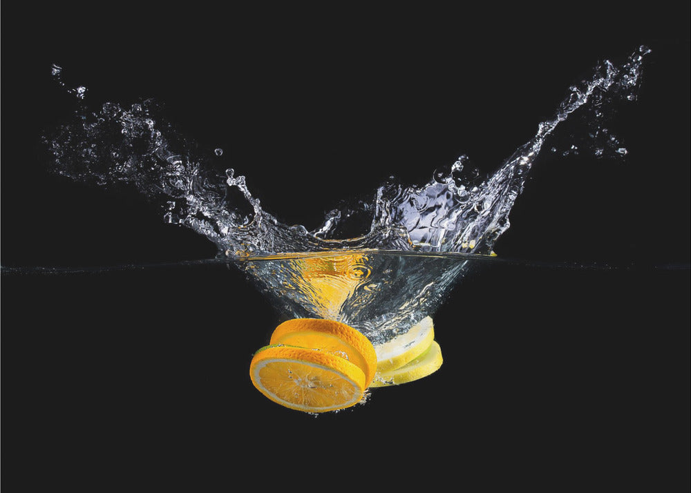 Orangenspritzer | Poster - Kunstdruck