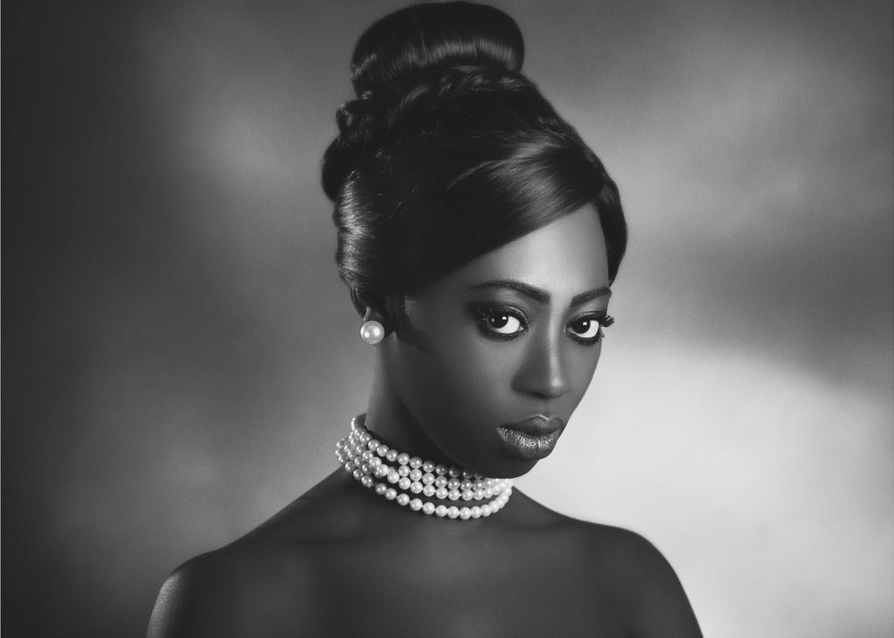 Le perle bianche | Stampe su Tela