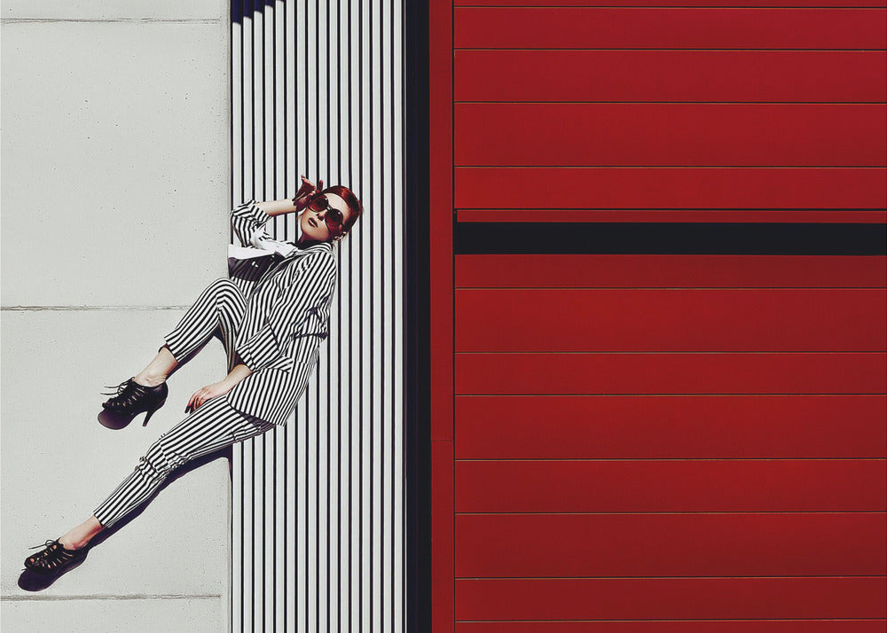 Gestreifte Illusion | Leinwand-Bilder