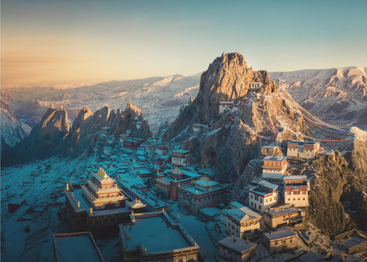 Tiibetin temppeli 《崷崒梓珠》 | Valokuvatapetit