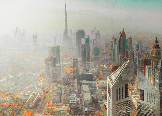 Zwillingsturm – Dubai | Leinwand-Bilder