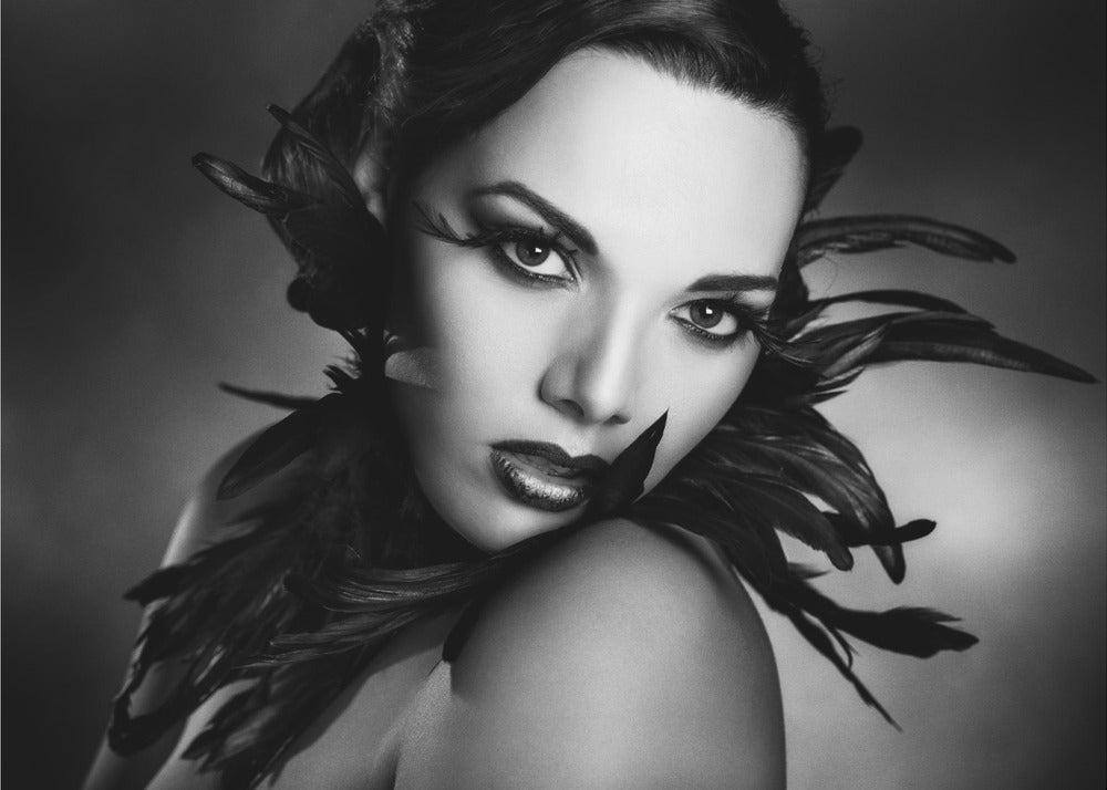 Le piume nere | Stampe su Tela