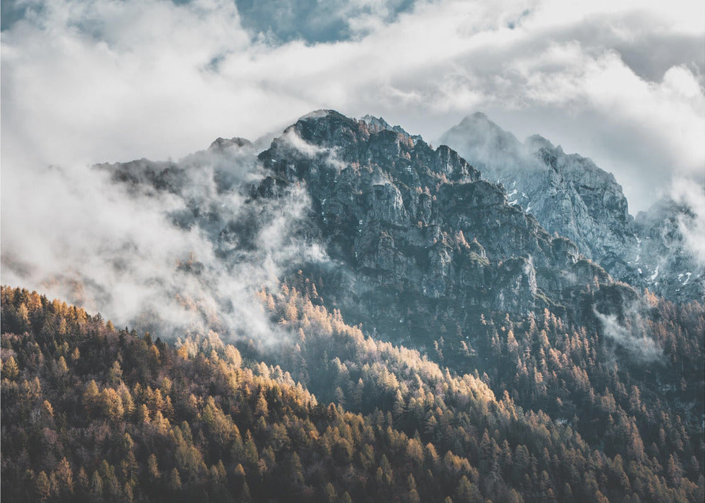 Fog in the mountains | Wallpaper