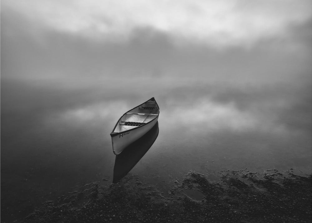 ¡Un barco solitario! | Papel Pintado Fotográfico