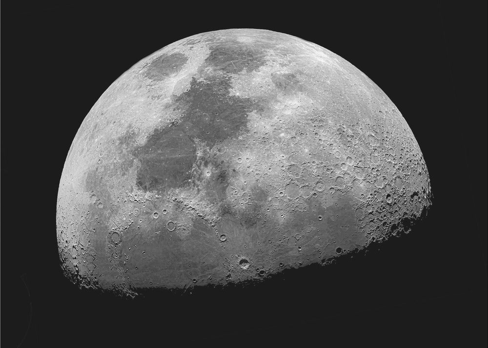 Oh, mira la luna, está brillando allí arriba | Impresiones en Lienzo