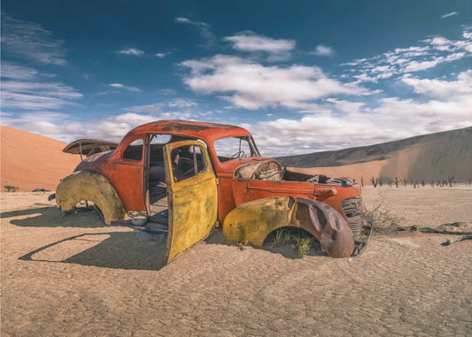 Wüstenauto | Fototapeten