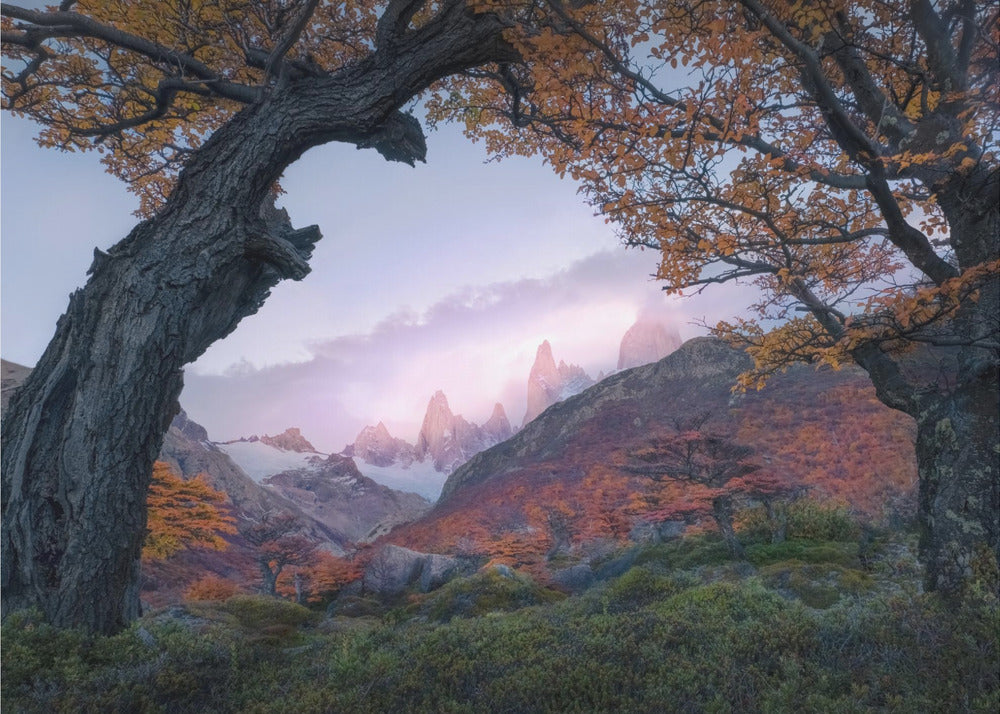 Sonnenuntergang vom Fenster | Fototapeten